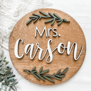 Custom Teacher Sign