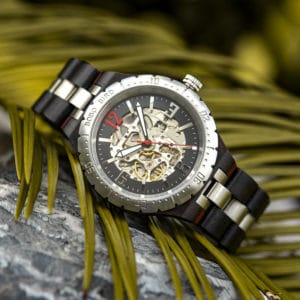 Automatic Mechanical Movement Wooden Watches Q29-5