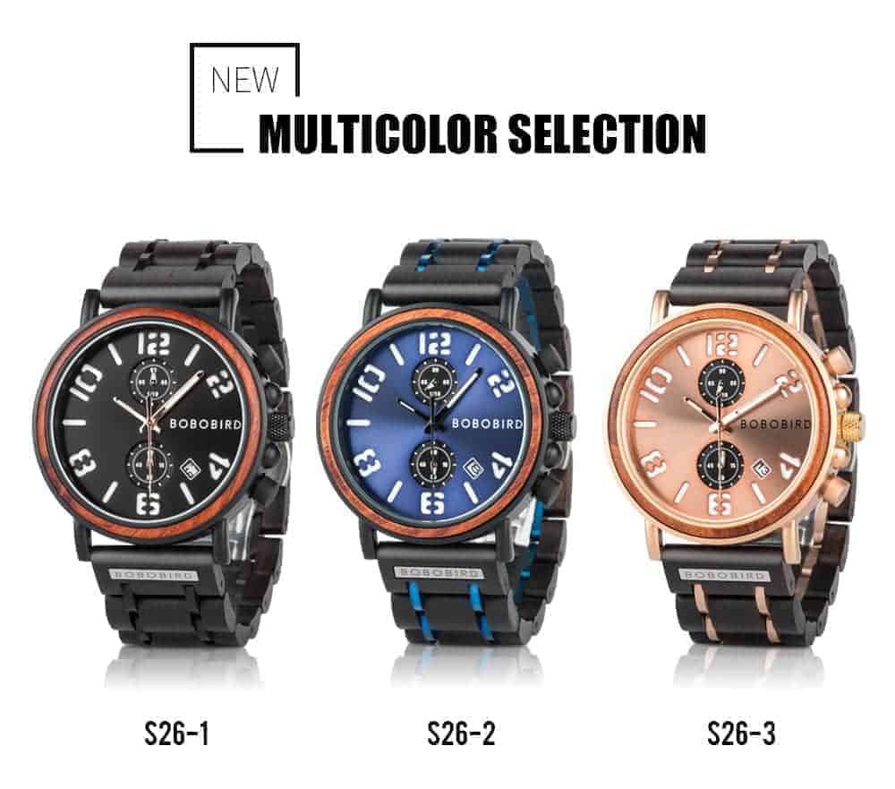 BOBO BIRD Wooden Watches S26 Series Product Details 6