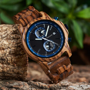 BOBOBIRD Wooden Chronograph Watch for Men - Tachymeter & Date Display_30