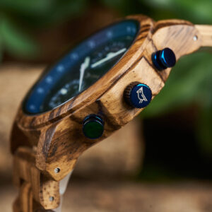 BOBOBIRD Wooden Chronograph Watch for Men - Tachymeter & Date Display_35