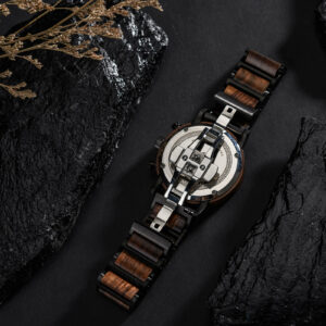 Classic Chronograph Moonphase Tigerwood Black_7