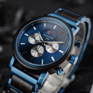Classic Chronograph Moonphase Watch Ebony Blue_10