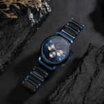 Classic Chronograph Moonphase Watch Ebony Blue 17