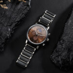 Classic Chronograph Moonphase Watch Grey Maple Black 6