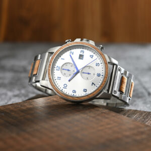 Classic Chronograph Wooden Watch Whiskey Barrel Limited Edition_4_16