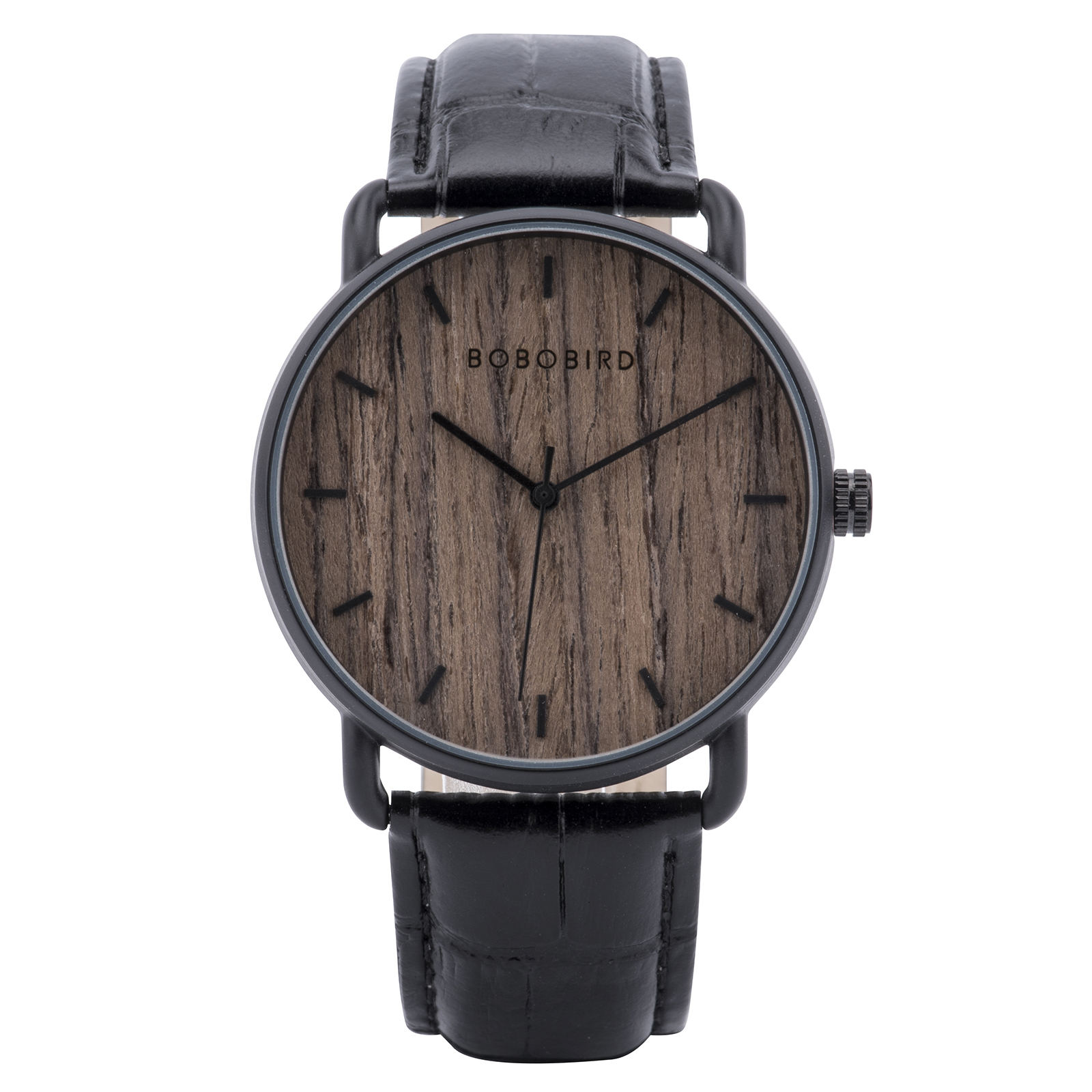 lassic Wood Watch Ebony wood Black GT058-1A