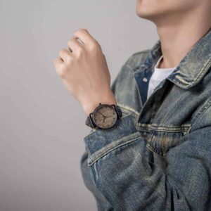 Classic Wood Watch Ebony wood Black GT058-1A_7