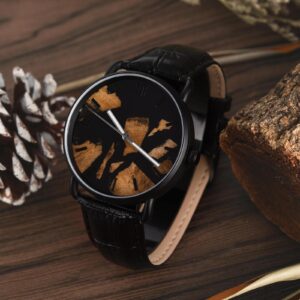 Classic Wooden & Resin Unique Wooden Watches T87-1_2