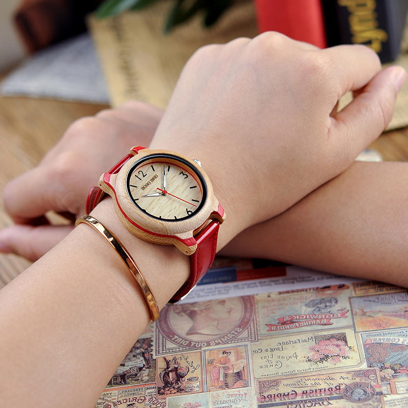 Engraved Wood Watches for Women