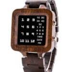 Digit Displayed wooden Watches by BOBO BIRD