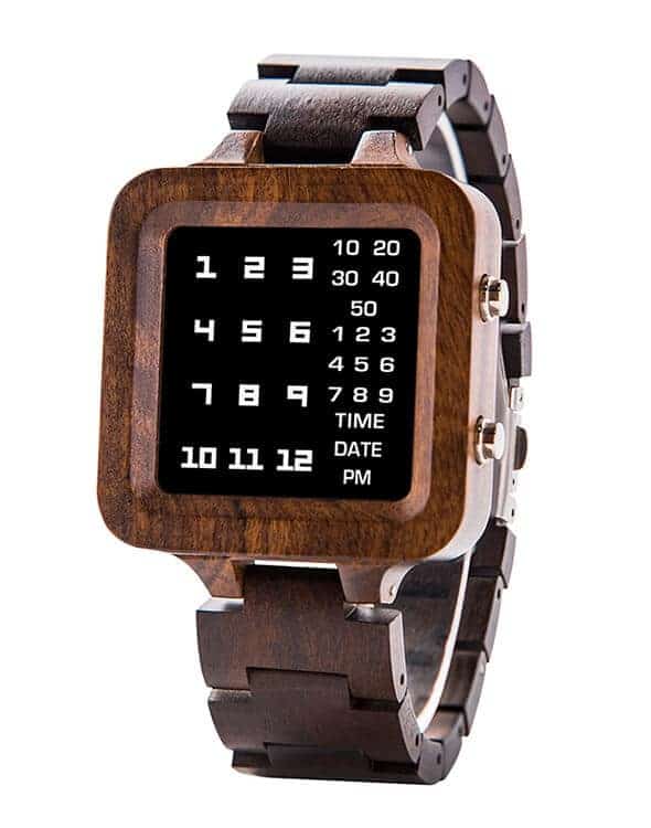 Digit Displayed wooden Watches by BOBO BIRD