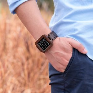 Digit Displayed wooden Watches by BOBO BIRD T04-4