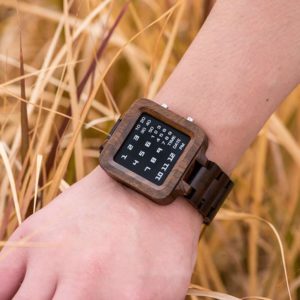 Digit Displayed wooden Watches by BOBO BIRD T04-5
