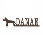 Dog Name Sign Pet Name Sign Dog Mom Gift Pet Lover Gift Custom Dog Sign Dog Wall Art Dog Decor Wooden Wall Art Pet Wood Sign Dog Room Decor DOG 3