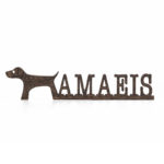 Dog Name Sign Pet Name Sign Dog Mom Gift Pet Lover Gift Custom Dog Sign Dog Wall Art Dog Decor Wooden Wall Art Pet Wood Sign Dog Room Decor DOG 4