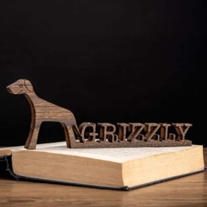 Dog Name Sign Pet Name Sign Dog Mom Gift Pet Lover Gift Custom Dog Sign Dog Wall Art Dog Decor Wooden Wall Art Pet Wood Sign Dog Room Decor DOG-6