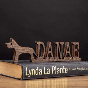 Dog Name Sign Pet Name Sign Dog Mom Gift Pet Lover Gift Custom Dog Sign Dog Wall Art Dog Decor Wooden Wall Art Pet Wood Sign Dog Room Decor DOG-7
