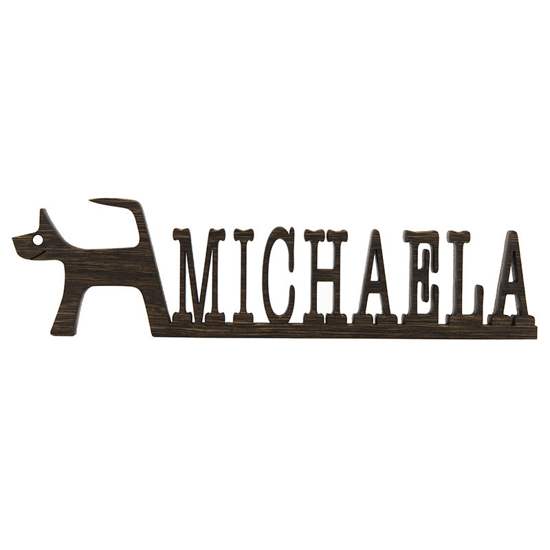 Dog Name Sign Pet Name Sign Dog Mom Gift Pet Lover Gift Custom Dog Sign Dog Wall Art Dog Decor Wooden Wall Art Pet Wood Sign Dog Room Decor DOG001