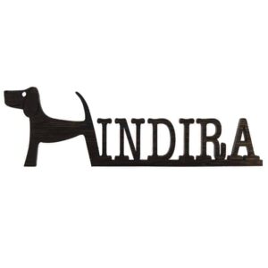 Dog Name Sign Pet Name Sign Dog Mom Gift Pet Lover Gift Custom Dog Sign Dog Wall Art Dog Decor Wooden Wall Art Pet Wood Sign Dog Room Decor DOG004
