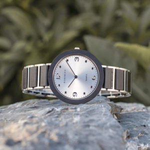 Fashion Ultra Thin Ebony Wooden Watches S16-1-1