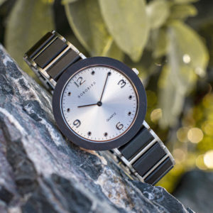 Fashion Ultra Thin Ebony Wooden Watches S16-1-2