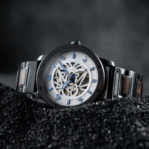 Skeleton Watches Automatic Mechanical Louro Preto Silevr