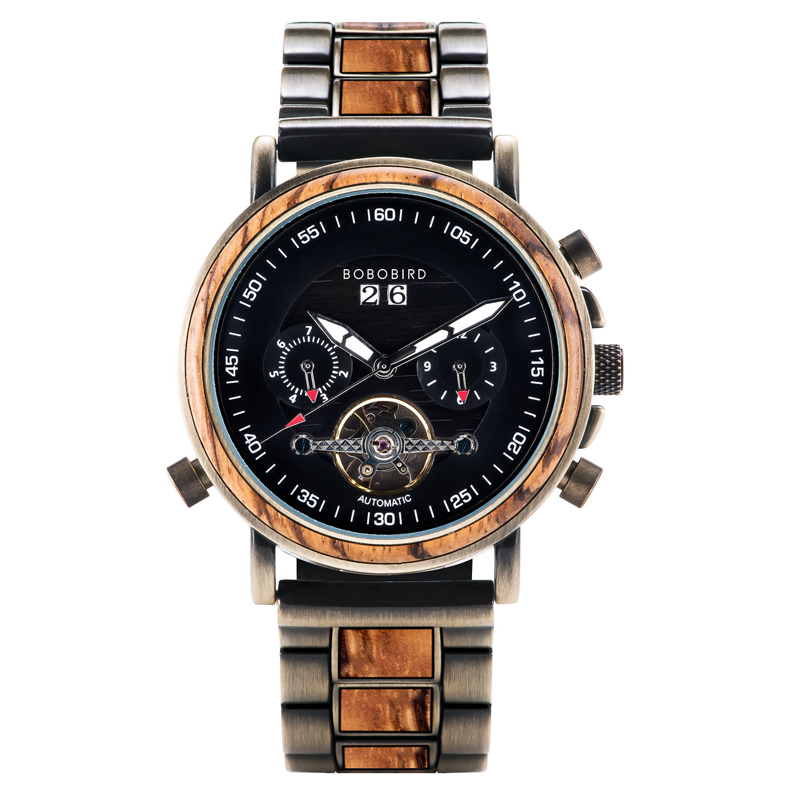 Men's Mechanical Wooden Watches