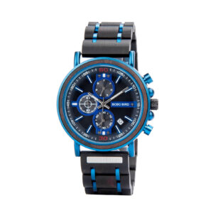 Natural Ebony Wooden Watch for Men + Sunglasses + Wooden Bracelet Gift Box Set_9