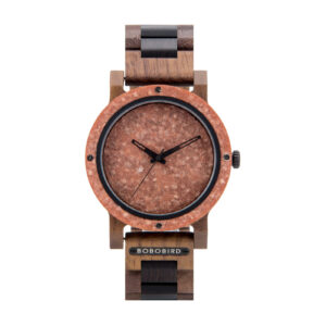 Natural Rock Ebony Wooden Watch - Mars_2