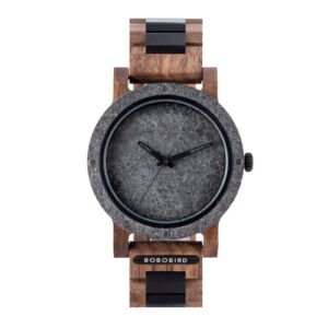 Natural Rock Ebony Wooden Watch - Uranus_2