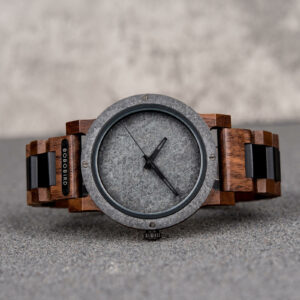 Natural Rock Ebony Wooden Watch - Uranus_20