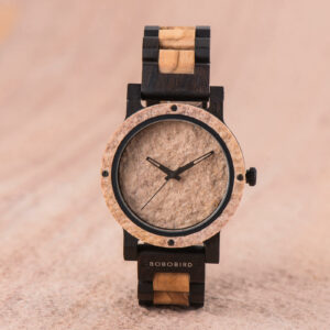 Natural Rock Maple Wooden Watch - Jupiter_24
