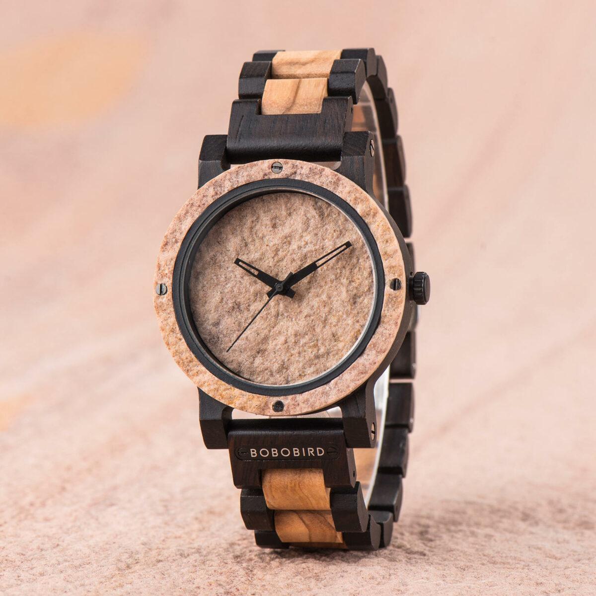 Natural Rock Maple Wooden Watch - Jupiter