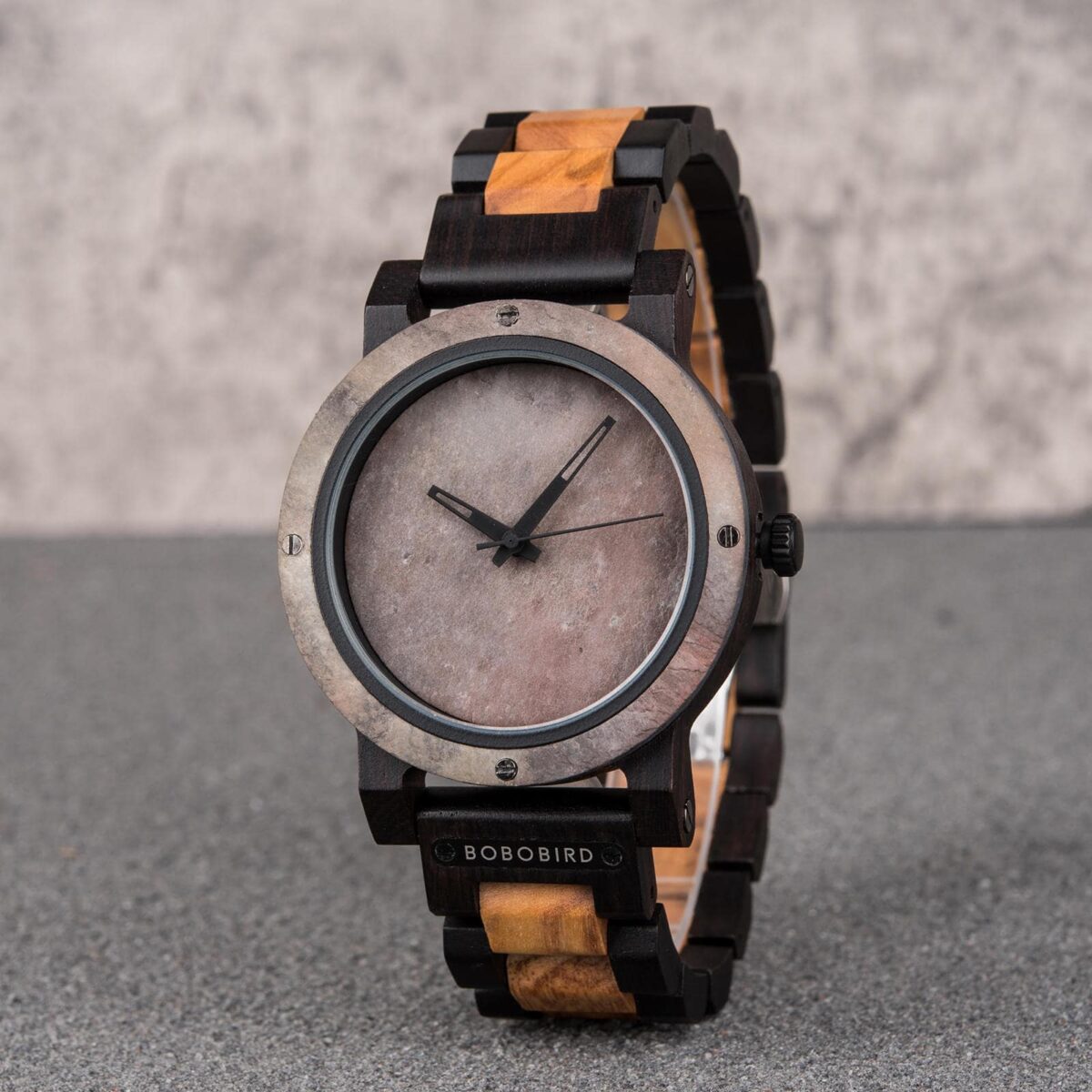 Natural Rock Maple Wooden Watch - Mercury