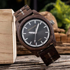 Nature's Palette Wooden Watch Collection Walnut Shadow Signature Watch T164-3_11