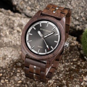 Nature's Palette Wooden Watch Collection Walnut Shadow Signature Watch T164-3_9