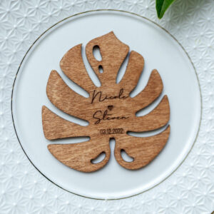 Personalized Monstera Plants Coaster