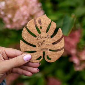 Personalized Monstera Plants Coaster
