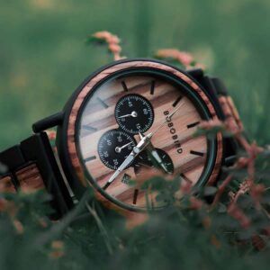 Personalized Engraved Wooden Watches Zebrawood Customized Watch Unique Personalized Gifts for Him - Shine P09-1_7