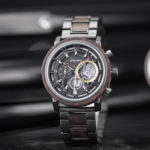 Personalized Wood Watch Ebony Chronograph Watch GT044 1A 5