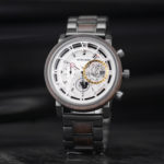 Personalized Wood Watch Ebony Chronograph Watch