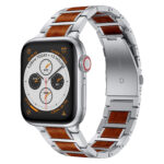 red sandalwood stainless steel metal band for apple watch Ruban apple watch metal bands 4