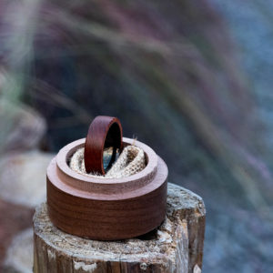 Rosewood Wood Ring Wood Band Climbing Ring Traveler gift Anniversary Gift WR-1-11