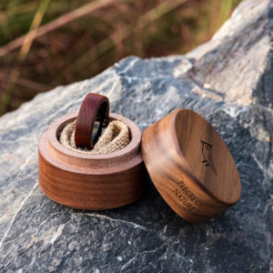 Rosewood Wooden Ring Wood Band Climbing Ring Traveler gift Anniversary Gift