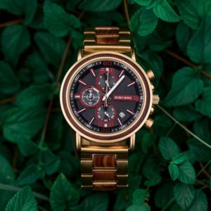 wooden watches for men Schlosspark S18-4