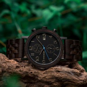 bobo bird wooden watches for men Socrates - Ebony S08-1