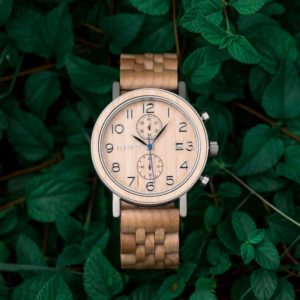 bobo bird wooden watches for men Socrates - Maple S08-2