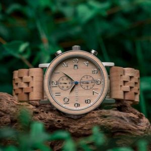 bobo bird wooden watches for men Socrates - Maple S08-2