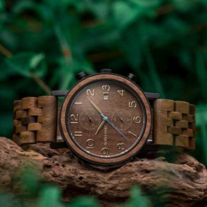 bobo bird wooden watches for men Socrates - Sandalwood S08-3
